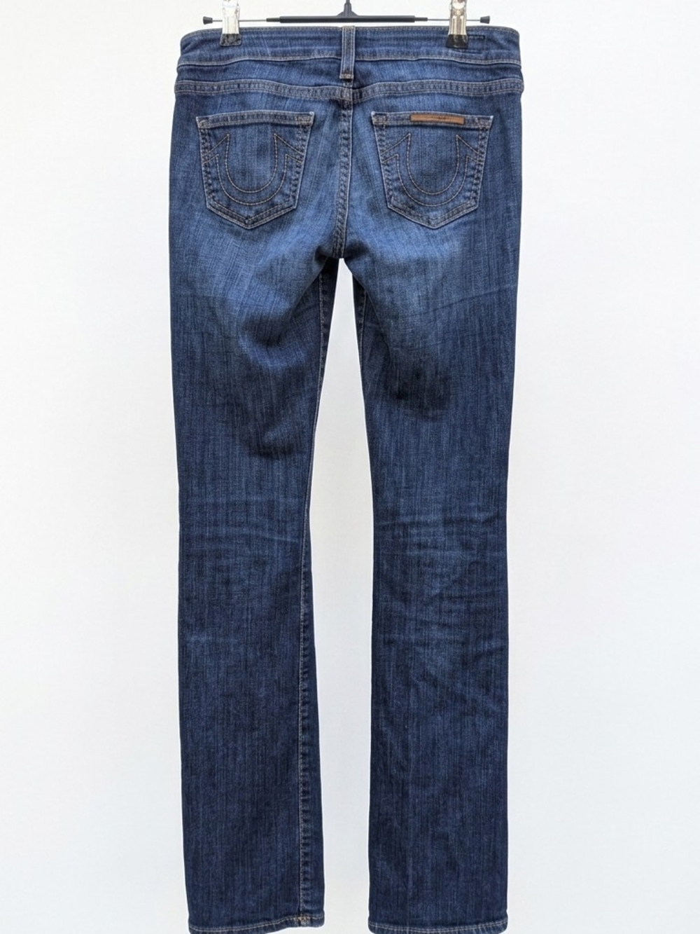 Y2K True Religion Trisha Bootcut Jeans Low Rise Horseshoe Pocket Indie Sleaze - Picture 5 of 17